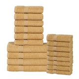 Highly Absorbent Eco-Friendly Soft Cotton 18 Piece Towel Set