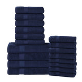 Highly Absorbent Eco-Friendly Soft Cotton 18 Piece Towel Set