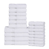 Highly Absorbent Eco-Friendly Soft Cotton 18 Piece Towel Set