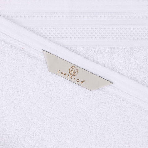 Honeycomb Textured Waffle Border Cotton 3 Piece Towel Set