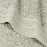 Honeycomb Textured Waffle Border Cotton 6 Piece Towel Set