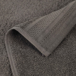 Honeycomb Textured Waffle Border Cotton Face Towels, Set of 12