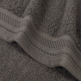 Honeycomb Textured Waffle Border Cotton Face Towels, Set of 12