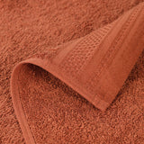 Honeycomb Textured Waffle Border Cotton Face Towels, Set of 12
