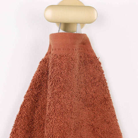 Honeycomb Textured Waffle Border Cotton Face Towels, Set of 12