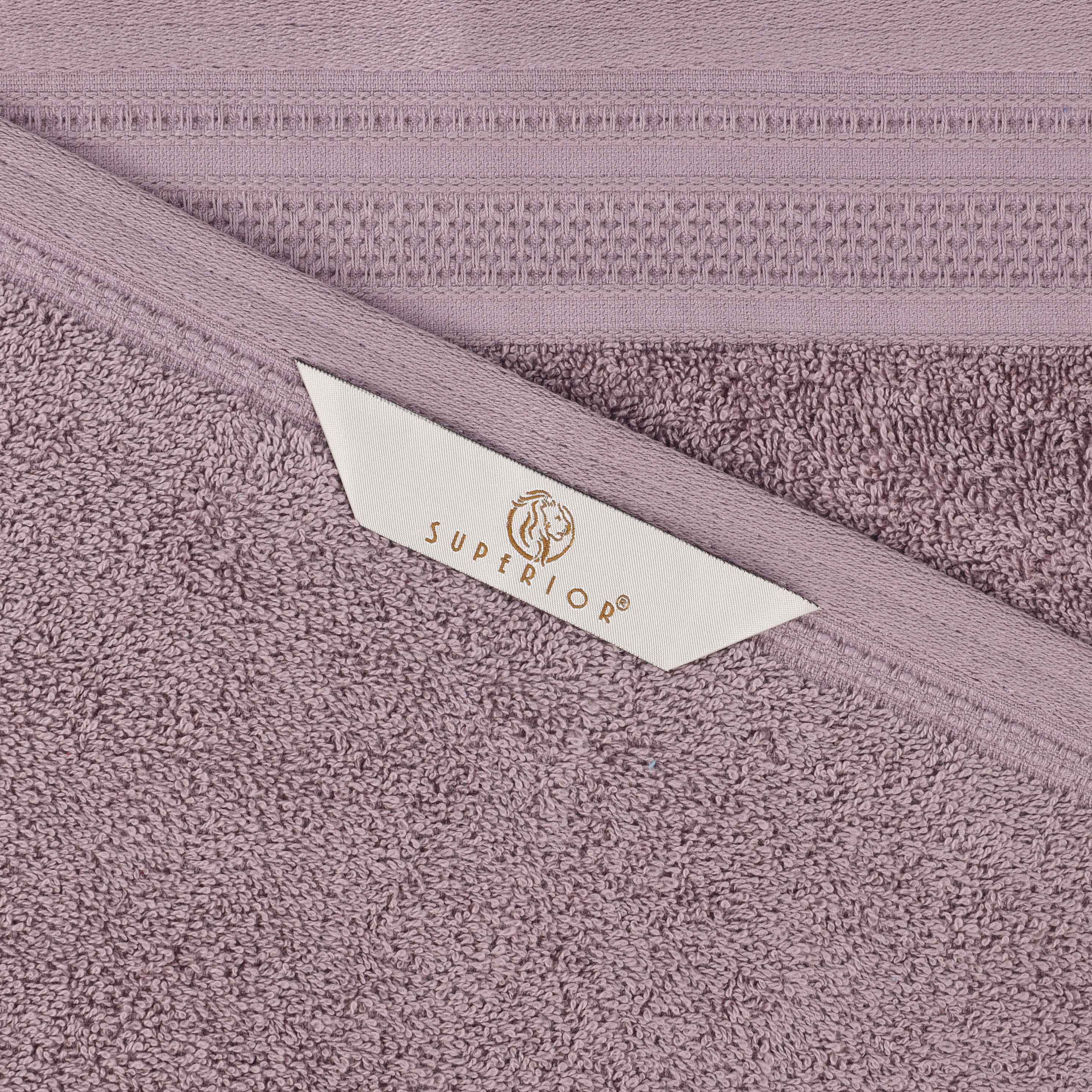 Honeycomb Textured Waffle Border Cotton Face Towels, Set of 12
