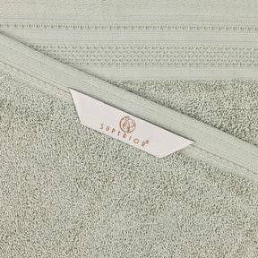 Honeycomb Textured Waffle Border Cotton Face Towels, Set of 12