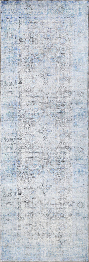 Huda Rustic Oriental Medallion Indoor Large Area Rugs Or Runner Rug