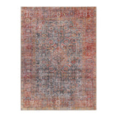 Huda Rustic Oriental Medallion Indoor Large Area Rugs Or Runner Rug