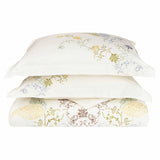 100% Cotton Hyacinth Floral Embroidered Duvet Cover Set