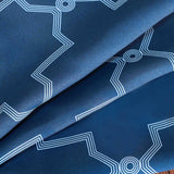 Imperial Trellis Washable Room Darkening Blackout Curtains, Set of 2