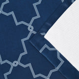 Imperial Trellis Washable Room Darkening Blackout Curtains, Set of 2