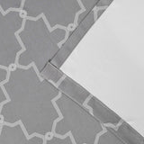 Imperial Trellis Washable Room Darkening Blackout Curtains, Set of 2