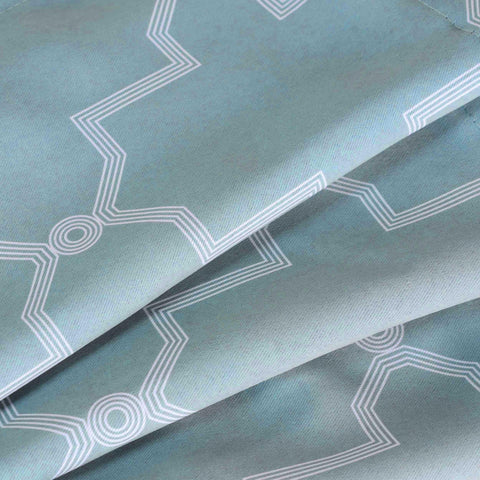 Imperial Trellis Washable Room Darkening Blackout Curtains, Set of 2