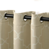 Imperial Trellis Washable Room Darkening Blackout Curtains, Set of 2