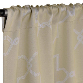 Imperial Trellis Washable Room Darkening Blackout Curtains, Set of 2