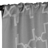 Imperial Trellis Washable Room Darkening Blackout Curtains, Set of 2