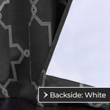 Imperial Trellis Washable Room Darkening Blackout Curtains, Set of 2