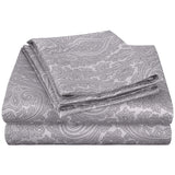 600 Thread Count Paisley Cotton Sheets - Deep Pocket