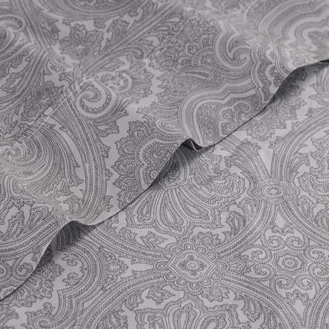 600 Thread Count Paisley Cotton Sheets - Deep Pocket