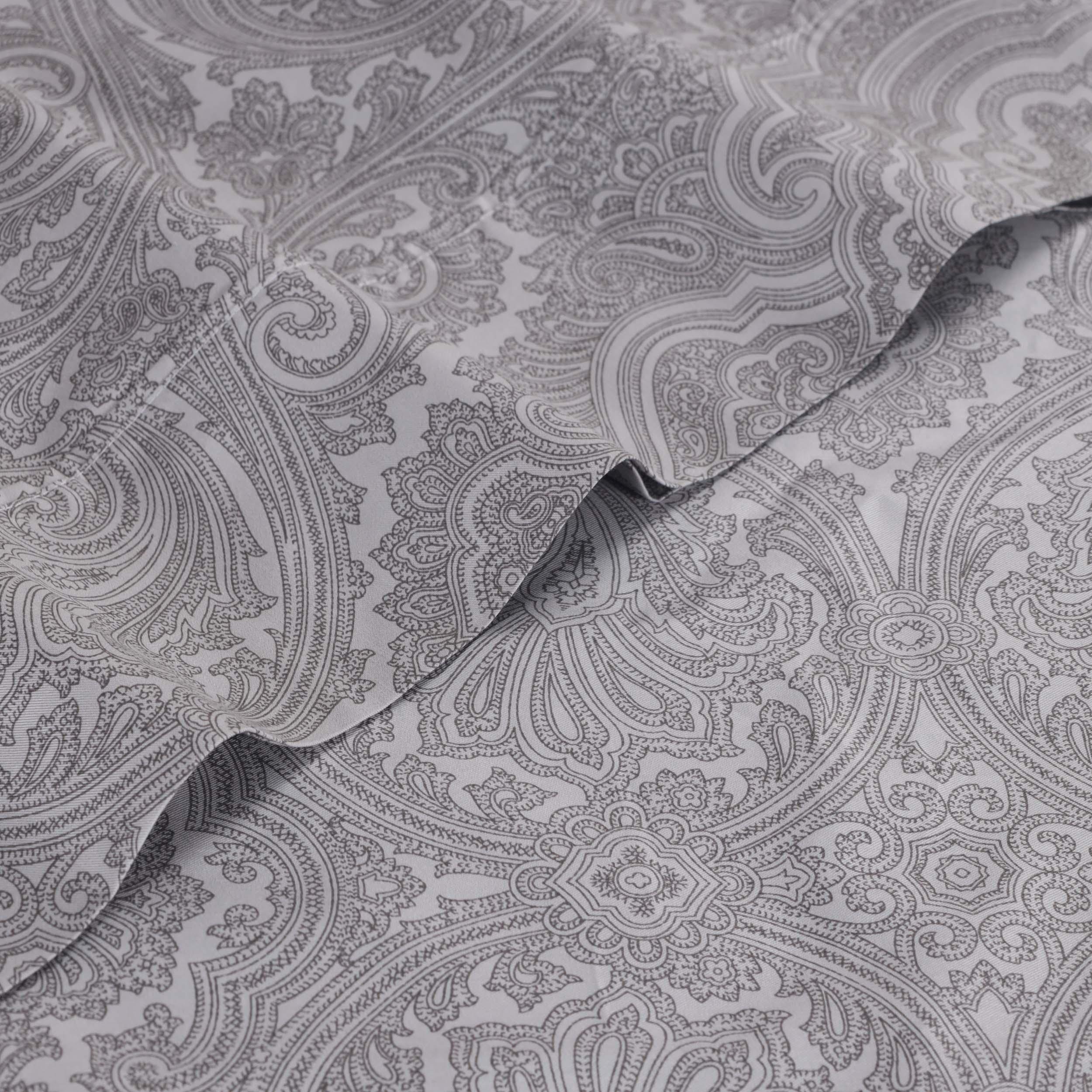 Italian Paisley Cotton Blend 600 Thread Count Deep Pocket Sheet Set