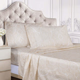 600 Thread Count Paisley Cotton Sheets - Deep Pocket