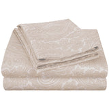 600 Thread Count Paisley Cotton Sheets - Deep Pocket