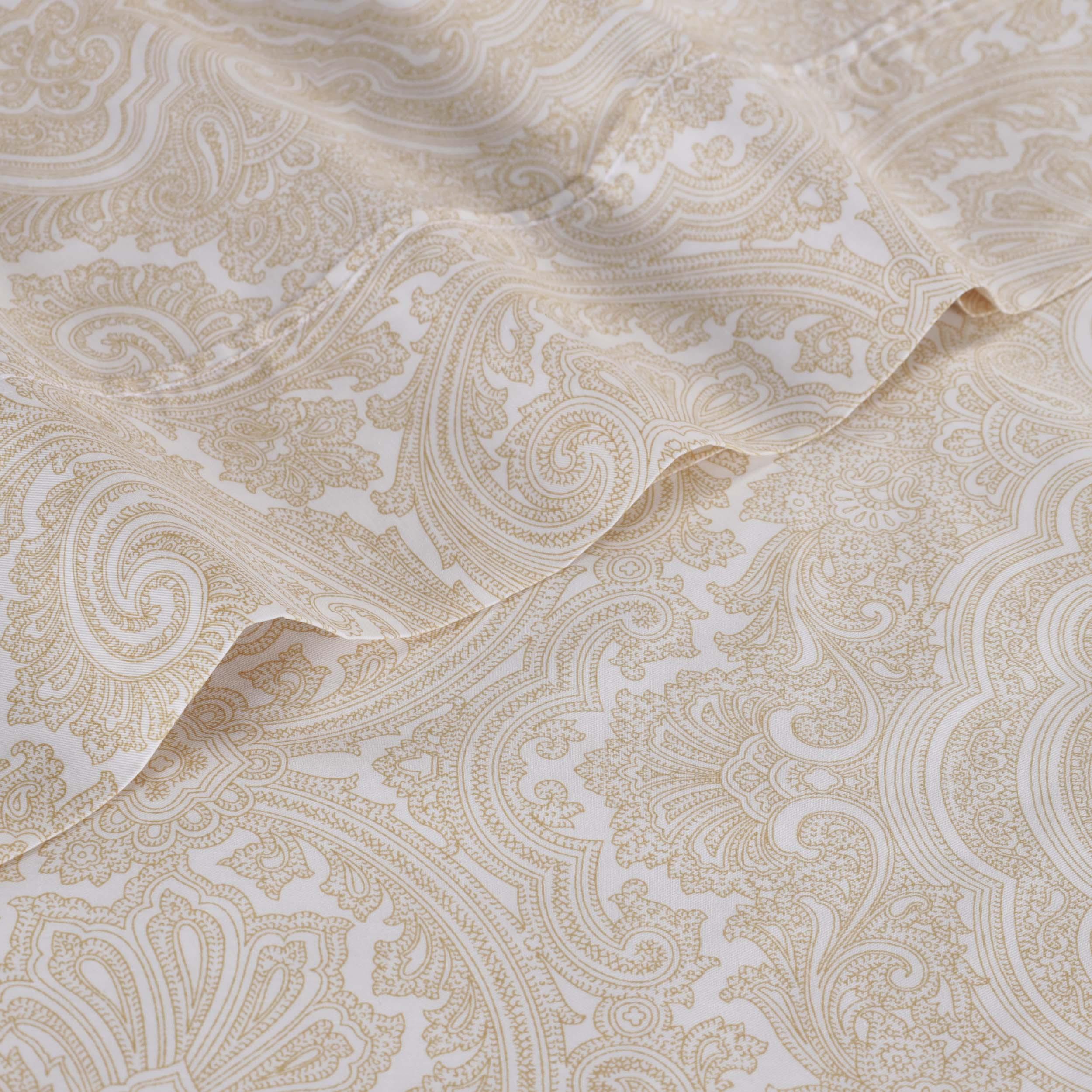 Italian Paisley Cotton Blend 600 Thread Count Deep Pocket Sheet Set