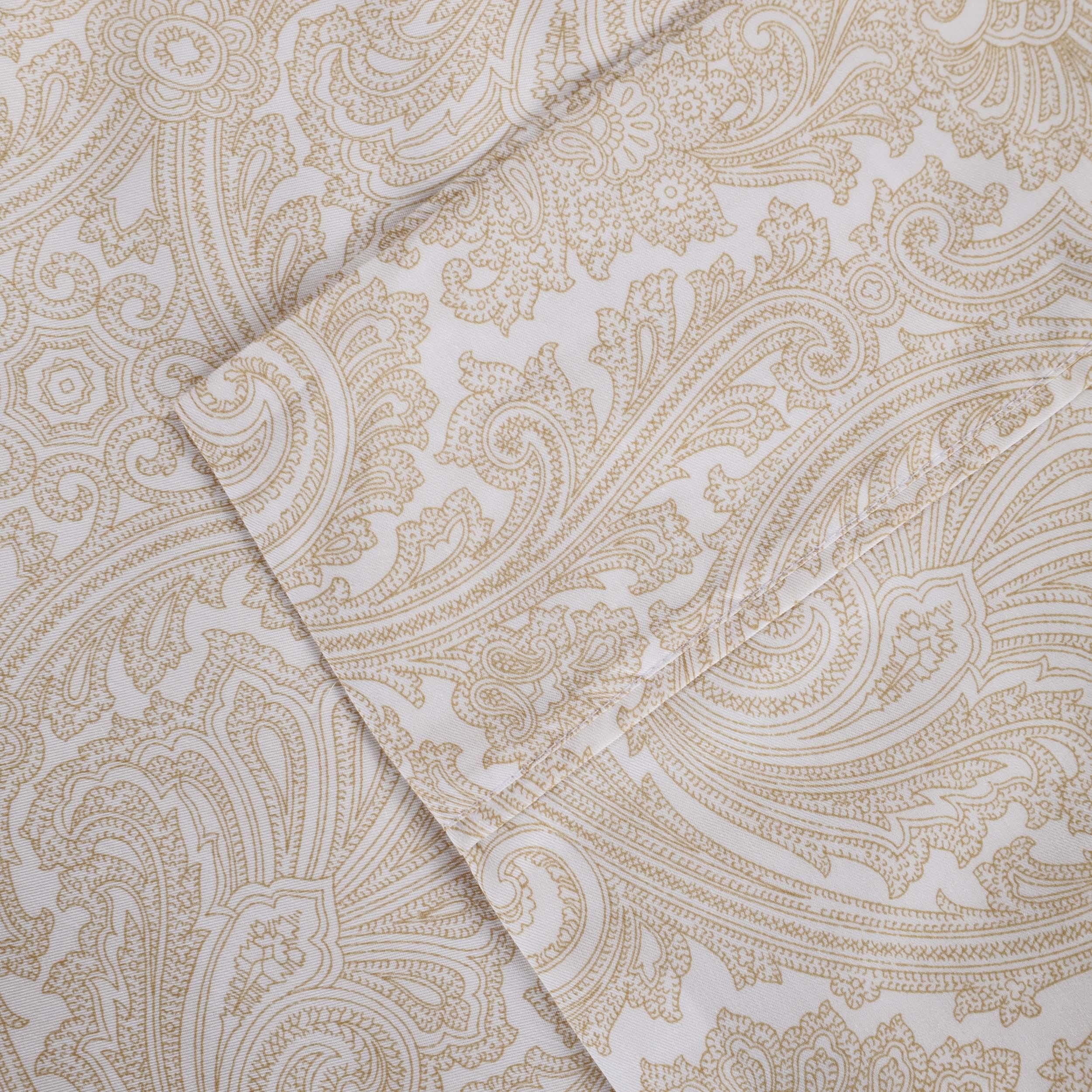 Italian Paisley Cotton Blend 600 Thread Count Deep Pocket Sheet Set