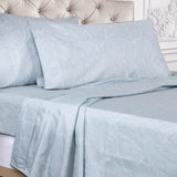 600 Thread Count Paisley Cotton Sheets - Deep Pocket