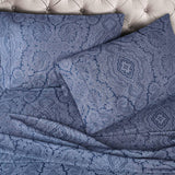 600 Thread Count Paisley Cotton Sheets - Deep Pocket