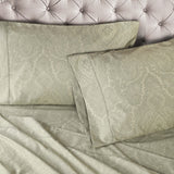 600 Thread Count Paisley Cotton Sheets - Deep Pocket