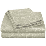 600 Thread Count Paisley Cotton Sheets - Deep Pocket