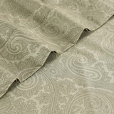 600 Thread Count Paisley Cotton Sheets - Deep Pocket