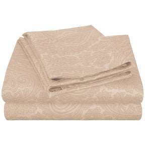 Italian Paisley Cotton Blend 600 Thread Count Deep Pocket Sheet Set