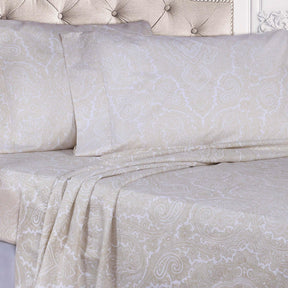Italian Paisley Cotton Blend 600 Thread Count Deep Pocket Sheet Set