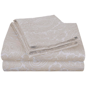 Italian Paisley Cotton Blend 600 Thread Count Deep Pocket Sheet Set