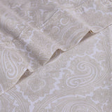 600 Thread Count Paisley Cotton Sheets - Deep Pocket