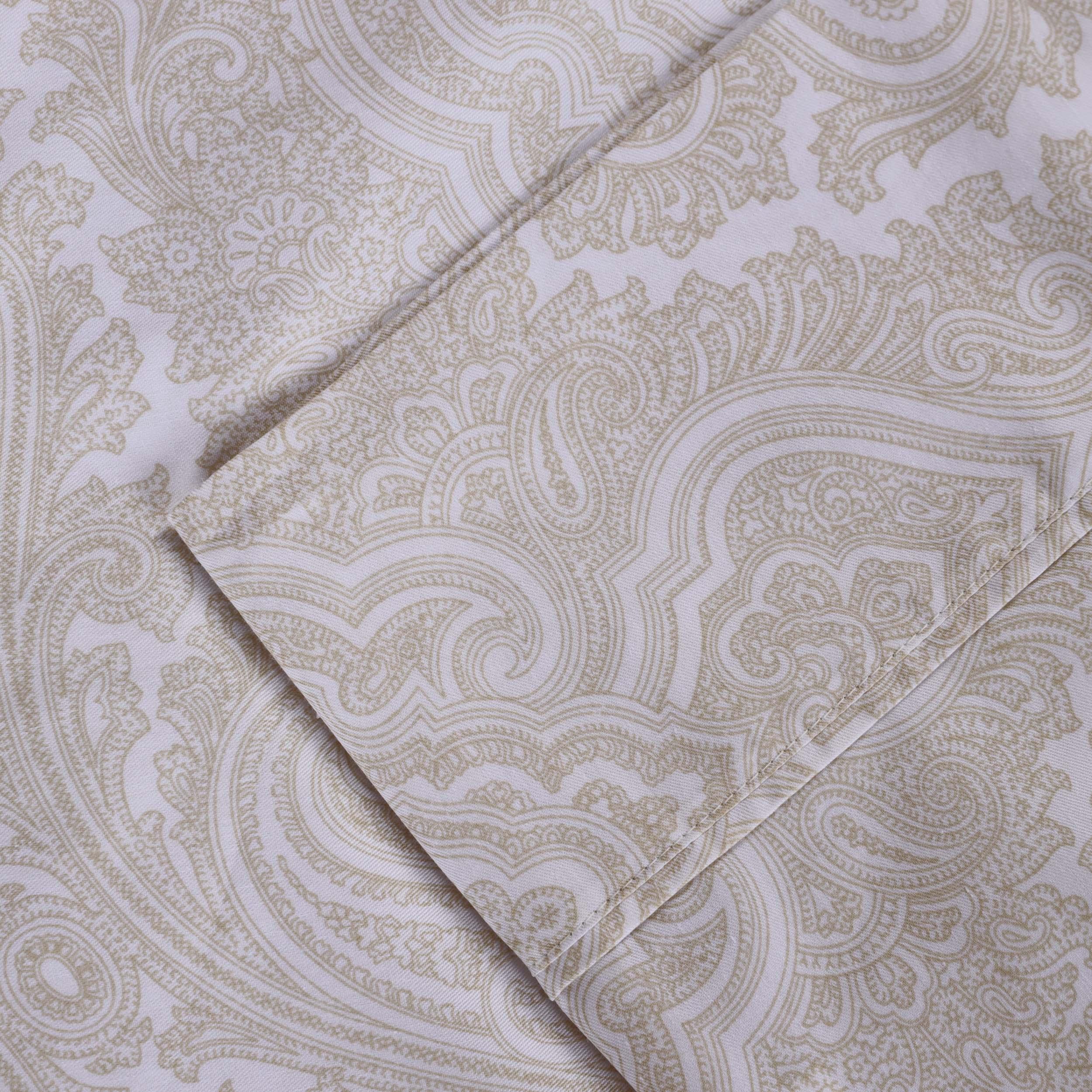 Italian Paisley Cotton Blend 600 Thread Count Deep Pocket Sheet Set
