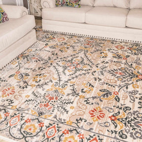 Jacinda Floral Paisley Indoor Rustic Area Rug