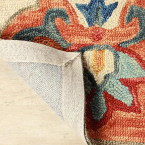 Jacinta Handmade Geometric Floral Hand-Tufted Indoor Area Rug