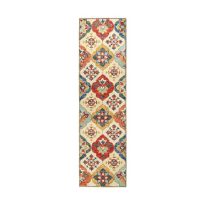 Jacinta Handmade Geometric Floral Hand-Tufted Indoor Area Rug