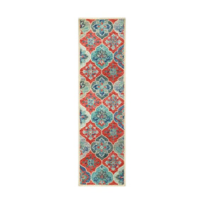 Jacinta Handmade Geometric Floral Hand-Tufted Indoor Area Rug