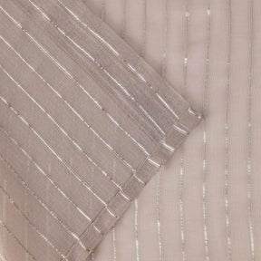 Jackson Striped Sheer Window Curtain Panels, Set of 2