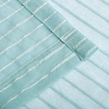 Jackson Striped Sheer Window Curtain Panels, Set of 2