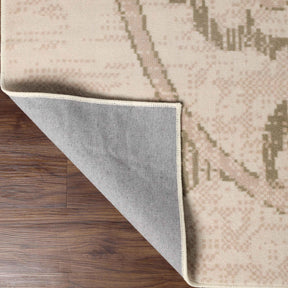 Jacobean Floral Modern Farmhouse Indoor Area Rug or Runner Rug