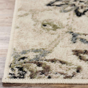 Jacobean Floral Modern Farmhouse Indoor Area Rug or Runner Rug