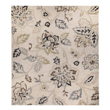 Jacobean Floral Modern Farmhouse Indoor Area Rug or Runner Rug