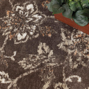 Jacobean Floral Modern Farmhouse Indoor Area Rug or Runner Rug