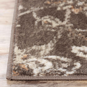 Jacobean Floral Modern Farmhouse Indoor Area Rug or Runner Rug